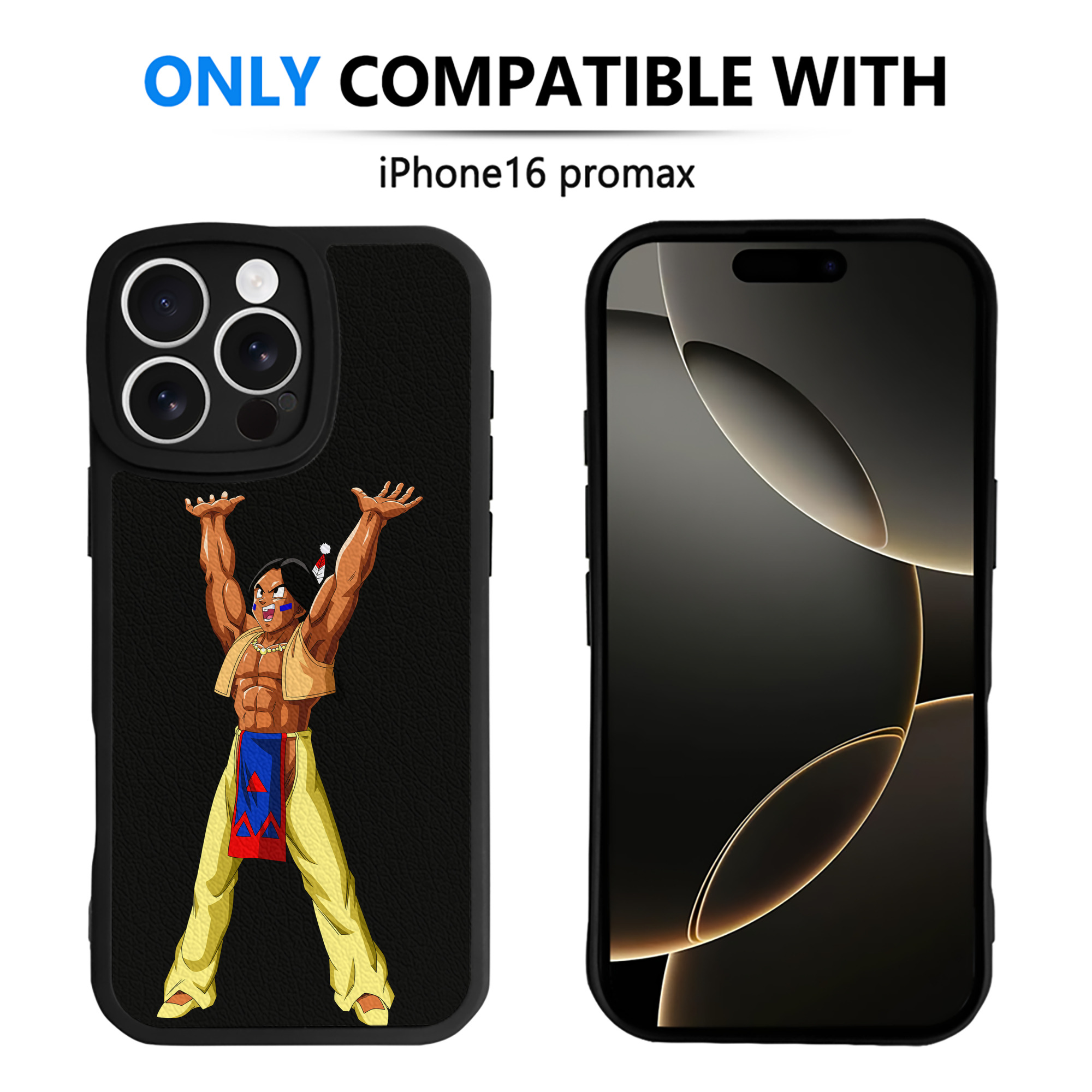 （画像用） ドラゴンボール DRAGON BALL 【iPhone 16シリーズ対応】シリコンスマホケース（レザー調） 材質：シリコン
